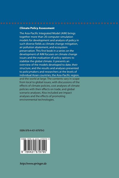 Produktbild: Climate Policy Assessment