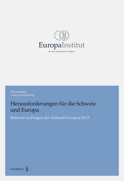 Produktbild: Herausforderungen f&uuml;r die Schweiz und Europa