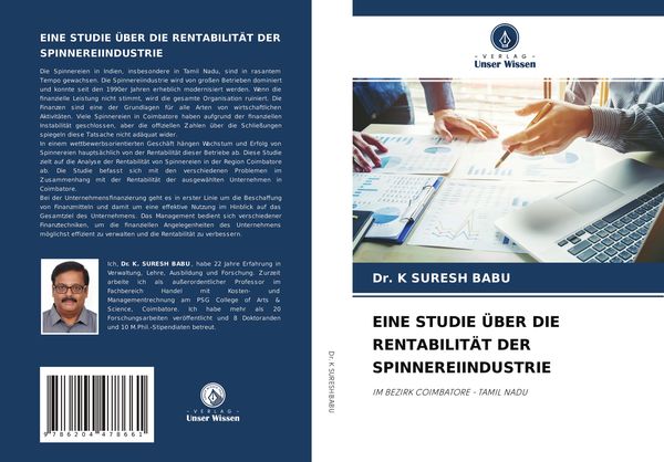 Produktbild: EINE STUDIE &Uuml;BER DIE RENTABILIT&Auml;T DER SPINNEREIINDUSTRIE