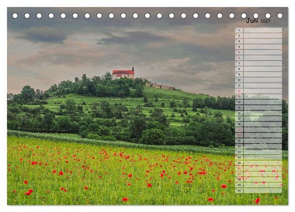 Produktbild: Rund um die Wurmlinger Kapelle (Tischkalender 2027 DIN A5 quer), CALVENDO Monatskalender