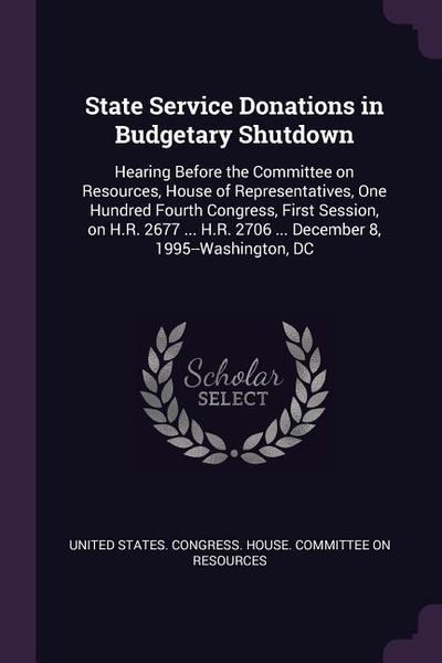 Produktbild: State Service Donations in Budgetary Shutdown