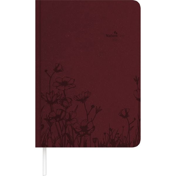 Produktbild: Buchkalender Nature Line Flower 2026 - Taschen-Kalender A5 - 1 Tag 1 Seite - 416 Seiten - Umwelt-Kalender - mit Hardcover - Alpha Edition