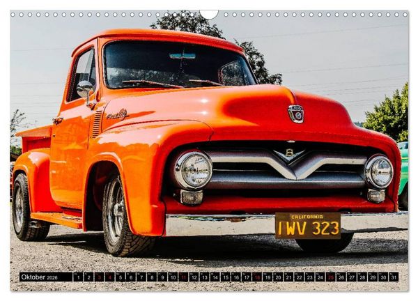 Produktbild: FORD PICK-UPS F 1 - F 100 (Wandkalender 2026 DIN A3 quer), CALVENDO Monatskalender