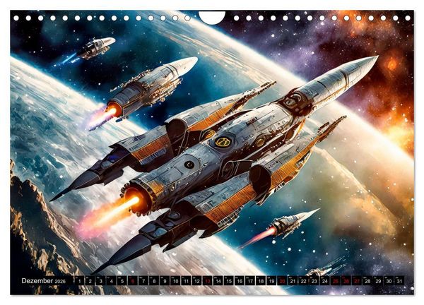 Produktbild: Mobilit&auml;t im All (Wandkalender 2026 DIN A4 quer), CALVENDO Monatskalender