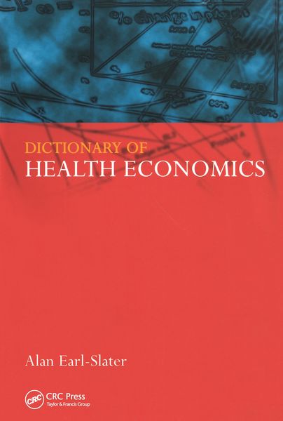 Produktbild: Dictionary of Health Economics