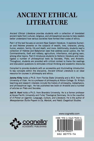 Produktbild: Ancient Ethical Literature