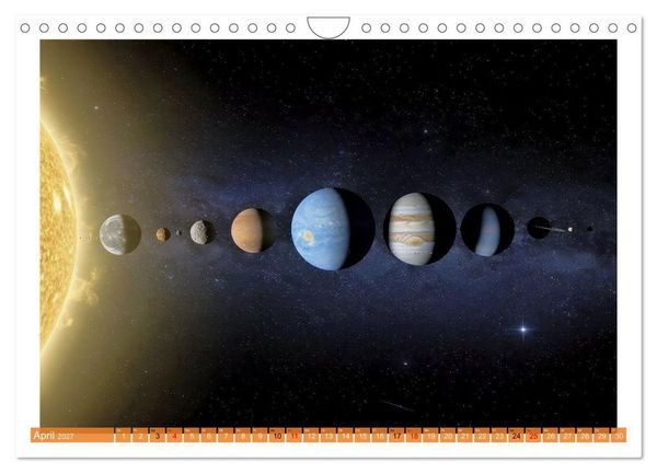 Produktbild: Im Weltall ist Stille (Wandkalender 2027 DIN A4 quer), CALVENDO Monatskalender