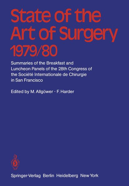 Produktbild: State of the Art of Surgery 1979/80