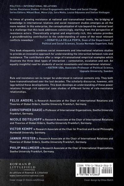 Produktbild: Rule and Resistance Beyond the Nation State