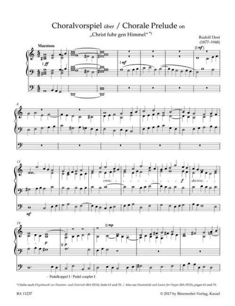Produktbild: Orgelmusik zu Himmelfahrt, Pfingsten und Trinitatis