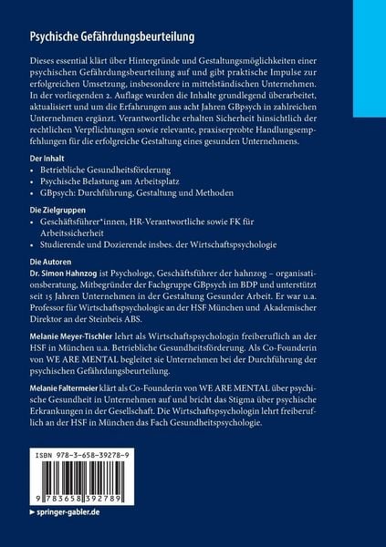 Produktbild: Psychische Gefährdungsbeurteilung
