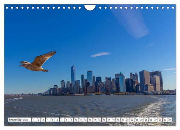 Produktbild: New York City Manhattan Perspektiven (Wandkalender 2026 DIN A4 quer), CALVENDO Monatskalender