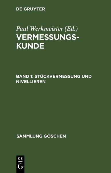 Produktbild: St&uuml;ckvermessung und Nivellieren