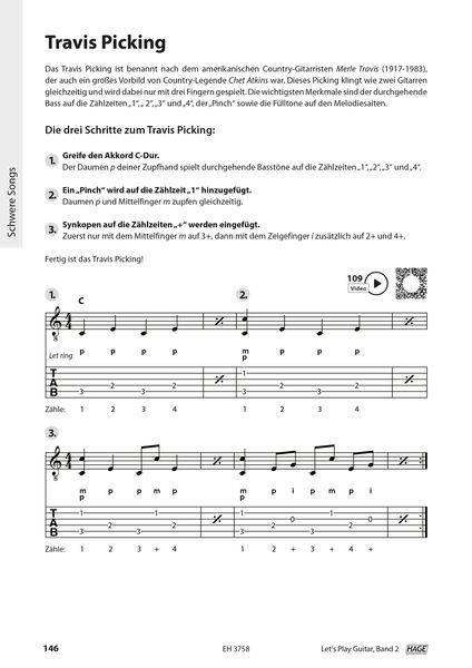 Produktbild: Let's Play Guitar - Band 2 mit 2 CDs und QR-Codes