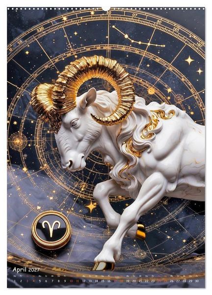 Produktbild: Zodiac Cosmos (hochwertiger Premium Wandkalender 2027 DIN A2 hoch), Kunstdruck in Hochglanz