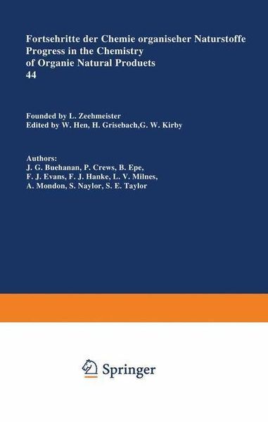 Produktbild: Fortschritte der Chemie organischer Naturstoffe / Progress in the Chemistry of Organic Natural Products