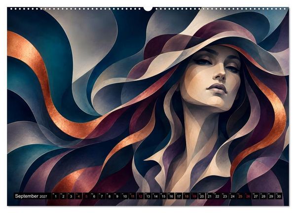 Produktbild: Fantasieportr&auml;ts zwischen Traum und Wirklichkeit (Wandkalender 2027 DIN A2 quer), CALVENDO Monatskalender