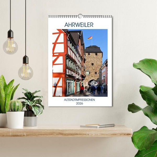 Produktbild: AHRWEILER - ALTSTADTIMPRESSIONEN (Wandkalender 2026 DIN A3 hoch), CALVENDO Monatskalender