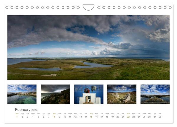 Produktbild: Scottish Highlands - Caithness & Sutherland / UK-Version (Wall Calendar 2026 DIN A4 landscape), CALVENDO 12 Month Wall Calendar