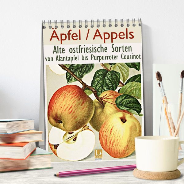 Produktbild: &Auml;pfel/Appels. Alte ostfriesische Sorten (Tischkalender 2026 DIN A5 hoch), CALVENDO Monatskalender