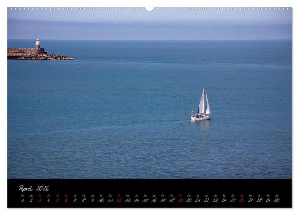 Produktbild: Wales - Pembrokeshire Coast Path (hochwertiger Premium Wandkalender 2026 DIN A2 quer), Kunstdruck in Hochglanz