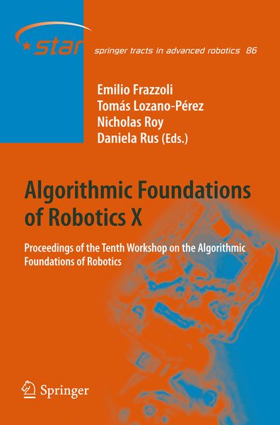 Produktbild: Algorithmic Foundations of Robotics X