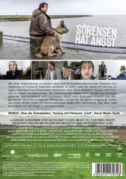 Produktbild: S&ouml;rensen hat Angst - Ein Film von und mit Bjarne M&auml;del