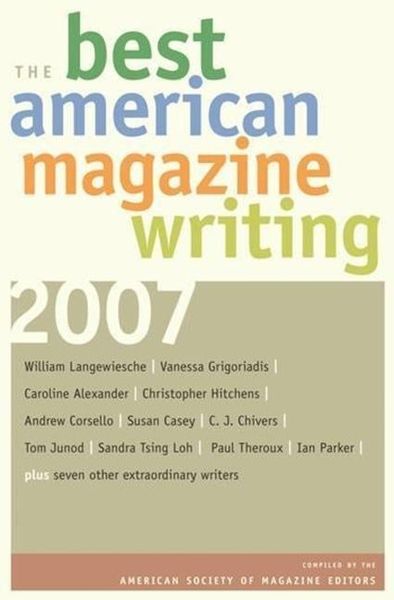Produktbild: The Best American Magazine Writing 2007