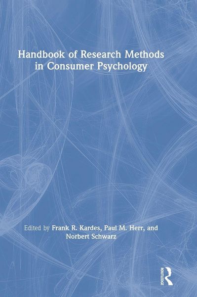 Produktbild: Handbook of Research Methods in Consumer Psychology