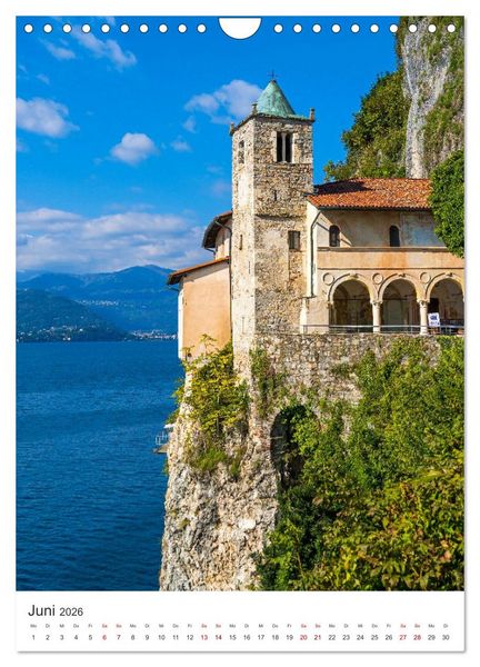 Produktbild: Lago Maggiore - Atemberaubende Landschaften (Wandkalender 2026 DIN A4 hoch), CALVENDO Monatskalender