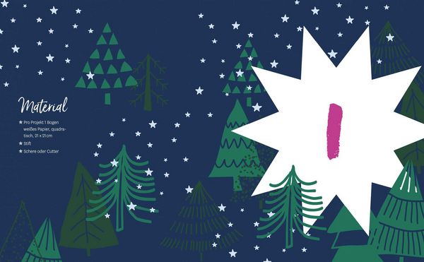 Produktbild: Adventskalender Weihnachtssterne