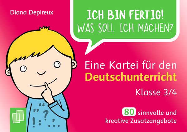 Produktbild: Eine Kartei f&uuml;r den Deutschunterricht &ndash; Klasse 3/4