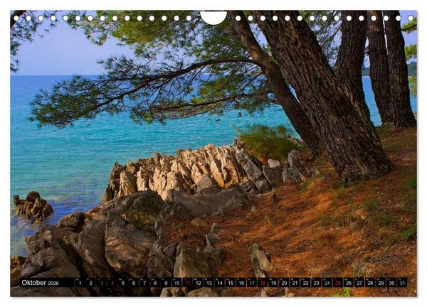 Produktbild: Rund um Krk (Wandkalender 2026 DIN A4 quer), CALVENDO Monatskalender