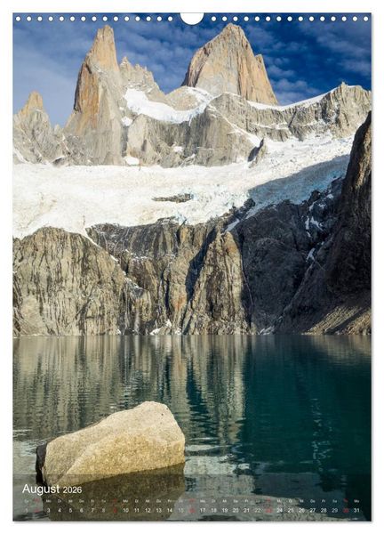 Produktbild: Majest&auml;tische Berge Cerro Fitzroy Patagonien (Wandkalender 2026 DIN A3 hoch), CALVENDO Monatskalender