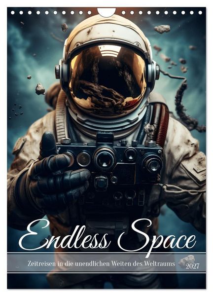 Produktbild: Endless Space - Zeitreisen in die unendlichen Weites des Weltraums (Wandkalender 2027 DIN A4 hoch), CALVENDO Monatskalender
