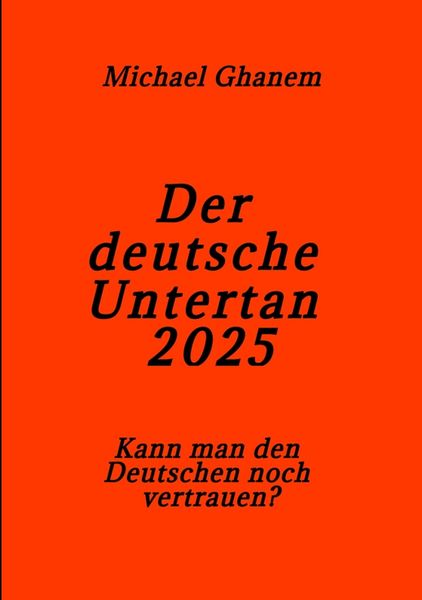 Produktbild: Der deutsche Untertan 2025