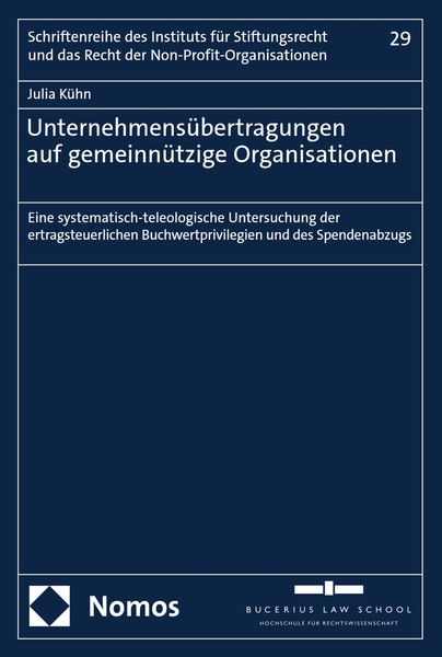 Produktbild: Unternehmens&uuml;bertragungen auf gemeinn&uuml;tzige Organisationen