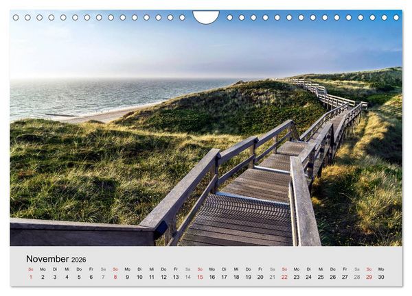 Produktbild: Sylt mein Inselblick (Wandkalender 2026 DIN A4 quer), CALVENDO Monatskalender