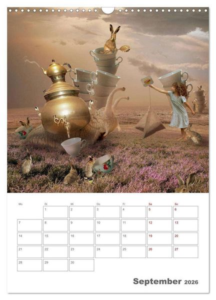 Produktbild: Surrealistische Reisen (Wandkalender 2026 DIN A3 hoch), CALVENDO Monatskalender