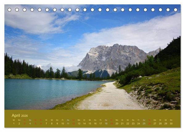 Produktbild: Bergseen - Juwelen der Berge (Tischkalender 2026 DIN A5 quer), CALVENDO Monatskalender
