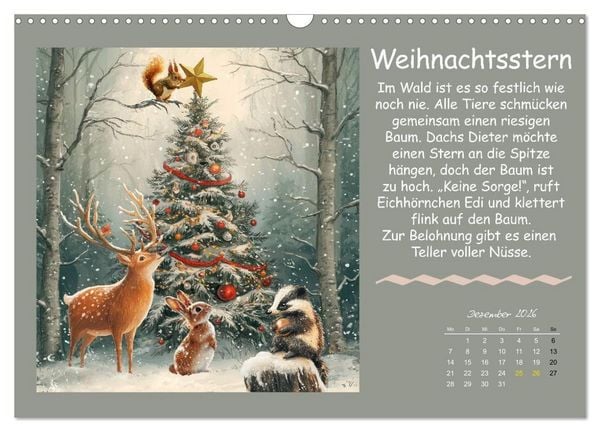 Produktbild: Kleine Tiere - Lustige Abenteuer (Wandkalender 2026 DIN A3 quer), CALVENDO Monatskalender