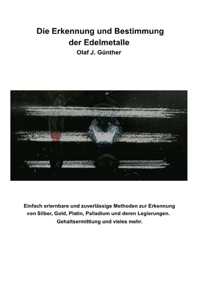 Produktbild: Die Erkennung und Bestimmung der Edelmetalle