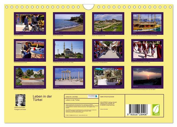 Produktbild: Leben in der T&uuml;rkei (Wandkalender 2026 DIN A4 quer), CALVENDO Monatskalender