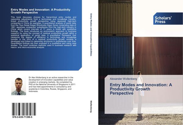 Produktbild: Entry Modes and Innovation: A Productivity Growth Perspective
