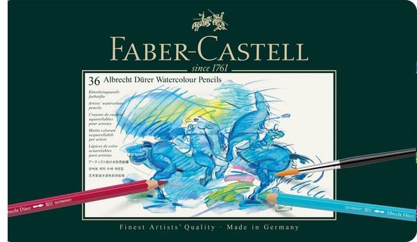 Produktbild: Faber-Castell Aquarellstifte Albrecht D&uuml;rer, 31er Set Metalletui