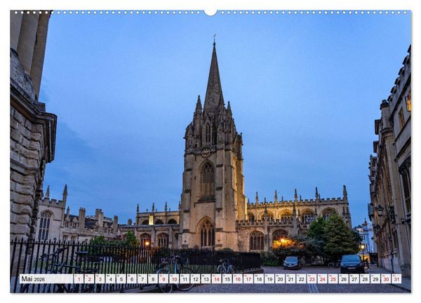 Produktbild: England - Oxford (Wandkalender 2026 DIN A2 quer), CALVENDO Monatskalender
