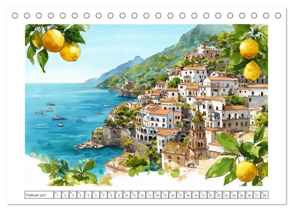 Produktbild: Wo das Meer zuhause ist (Tischkalender 2027 DIN A5 quer), CALVENDO Monatskalender