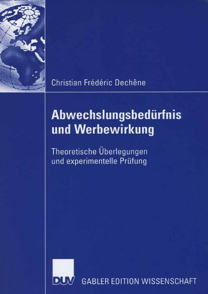 Produktbild: Abwechslungsbed&uuml;rfnis und Werbewirkung