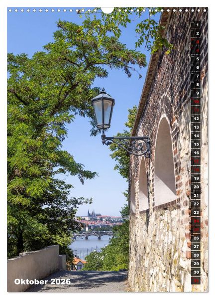 Produktbild: PRAG Historisches Stadtherz (Wandkalender 2026 DIN A3 hoch), CALVENDO Monatskalender