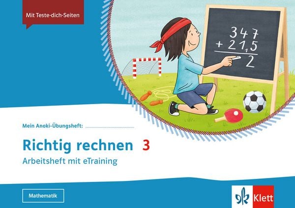 Mein Anoki-Übungsheft. Richtig rechnen 3, Set von , Klett Schulbuchverlag, 978-3-12-162313-6